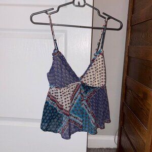 Free People Women's Multi Blouse